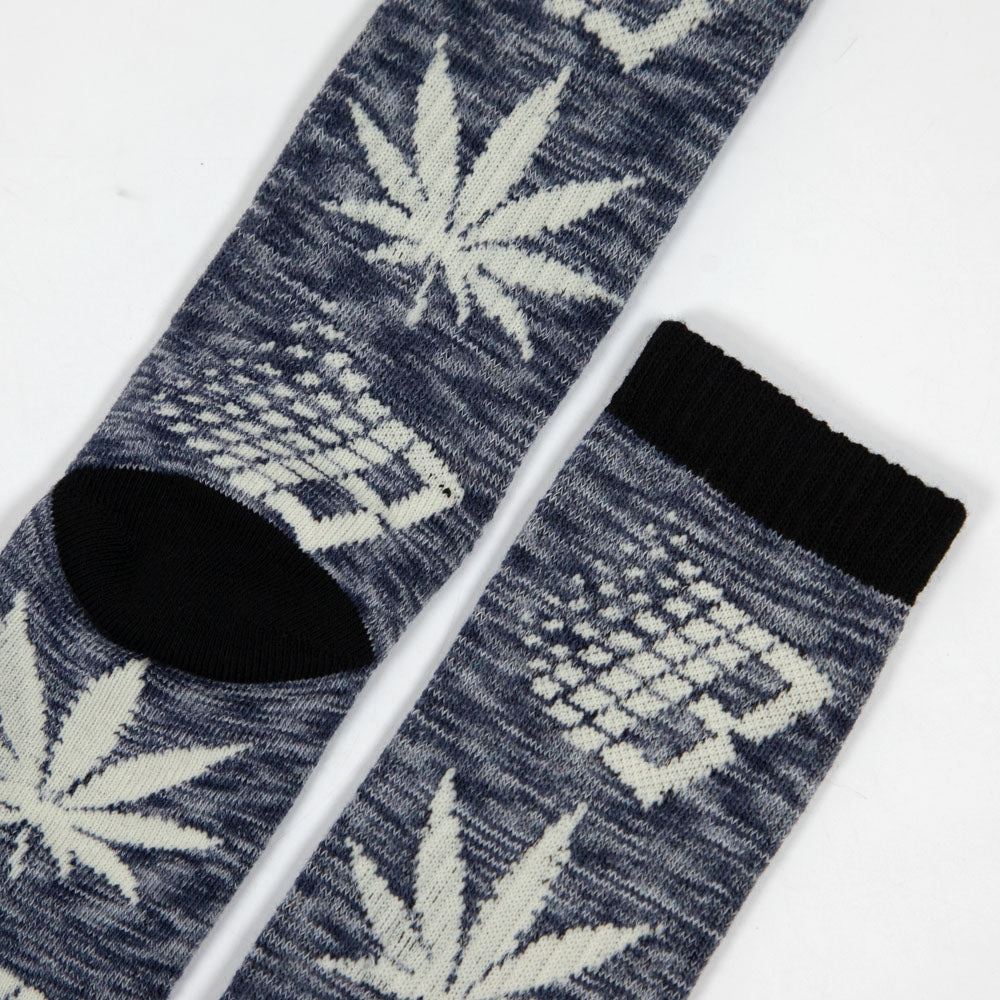 Huf - Huf x Bronze Plantlife Marled Socks - Black