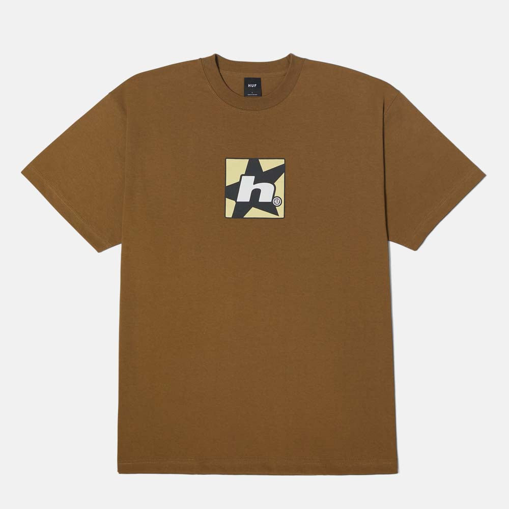 Huf - H Star T-Shirt - Mud