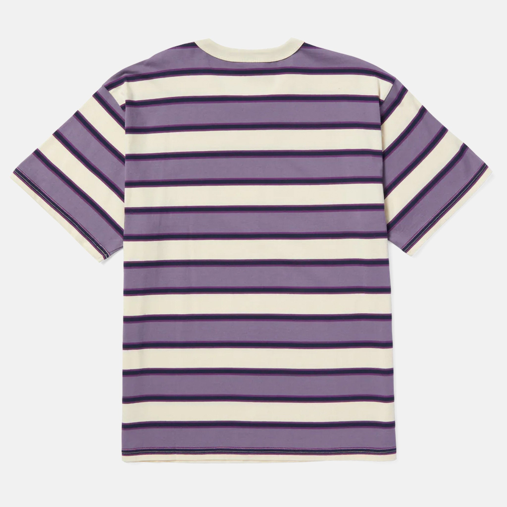 Huf - Terrace Stripe Relaxed Knit T-Shirt - Dust Purple – Welcome