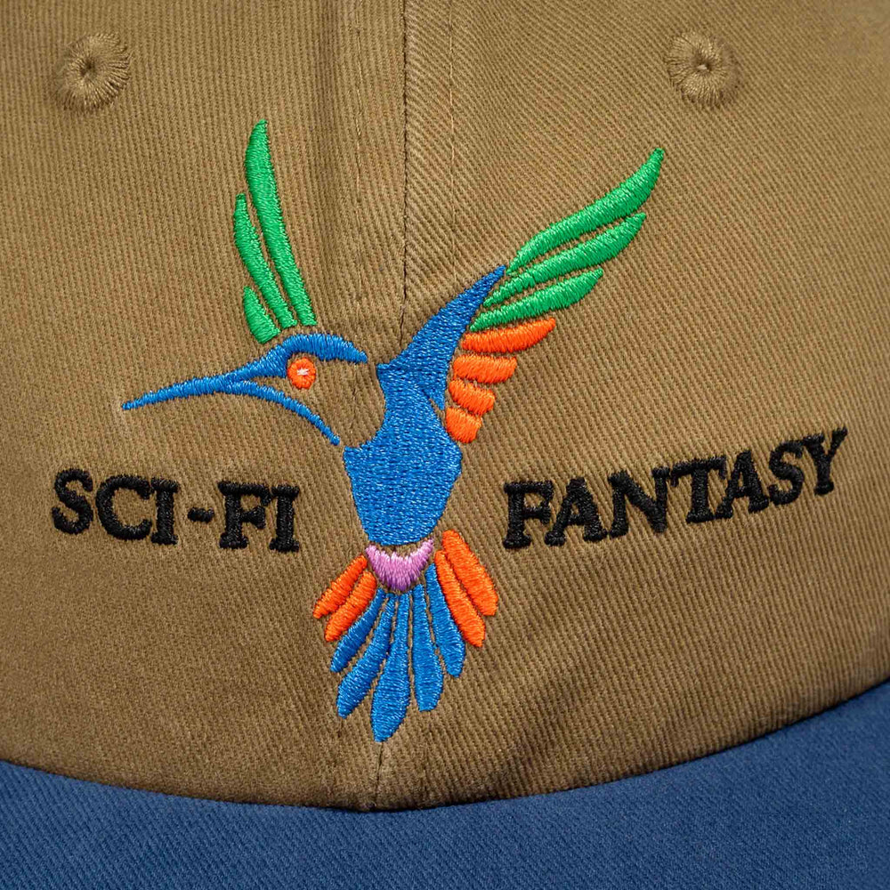 Sci-Fi Fantasy - Humming Bird Cap - Olive / Navy