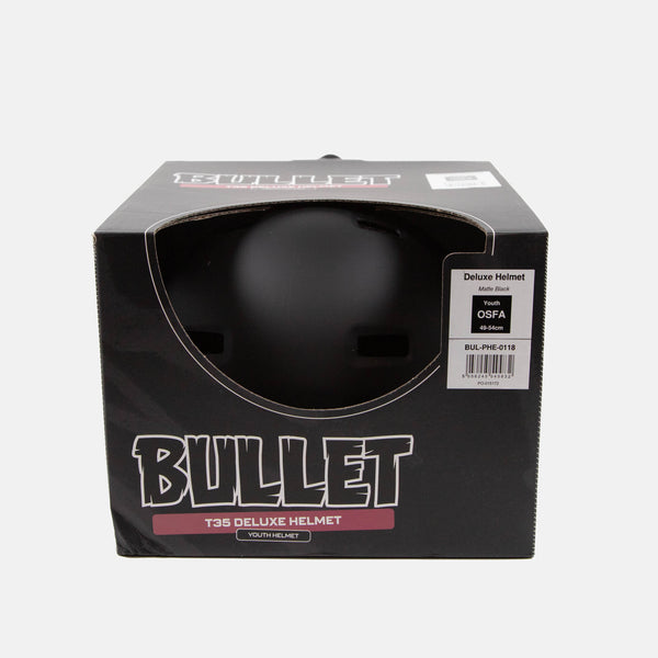 Bullet - Youth Deluxe T35 Helmet - Matte Black