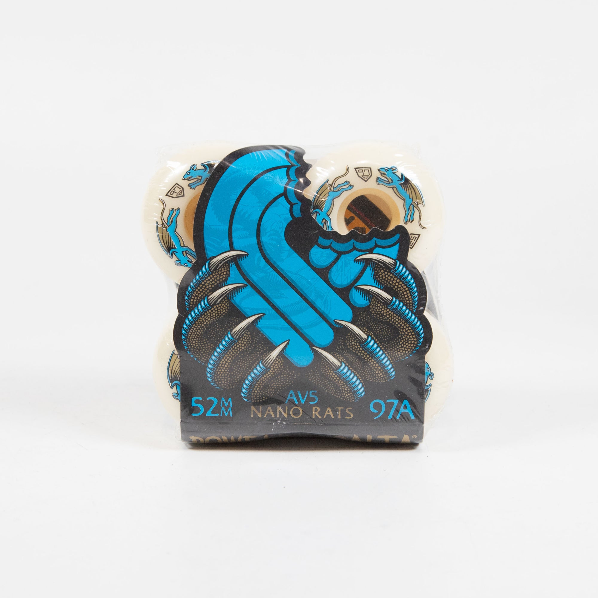 Powell Peralta - 52mm (97a) AV5 Dragon Formula Nano Rats Skateboard Wheels