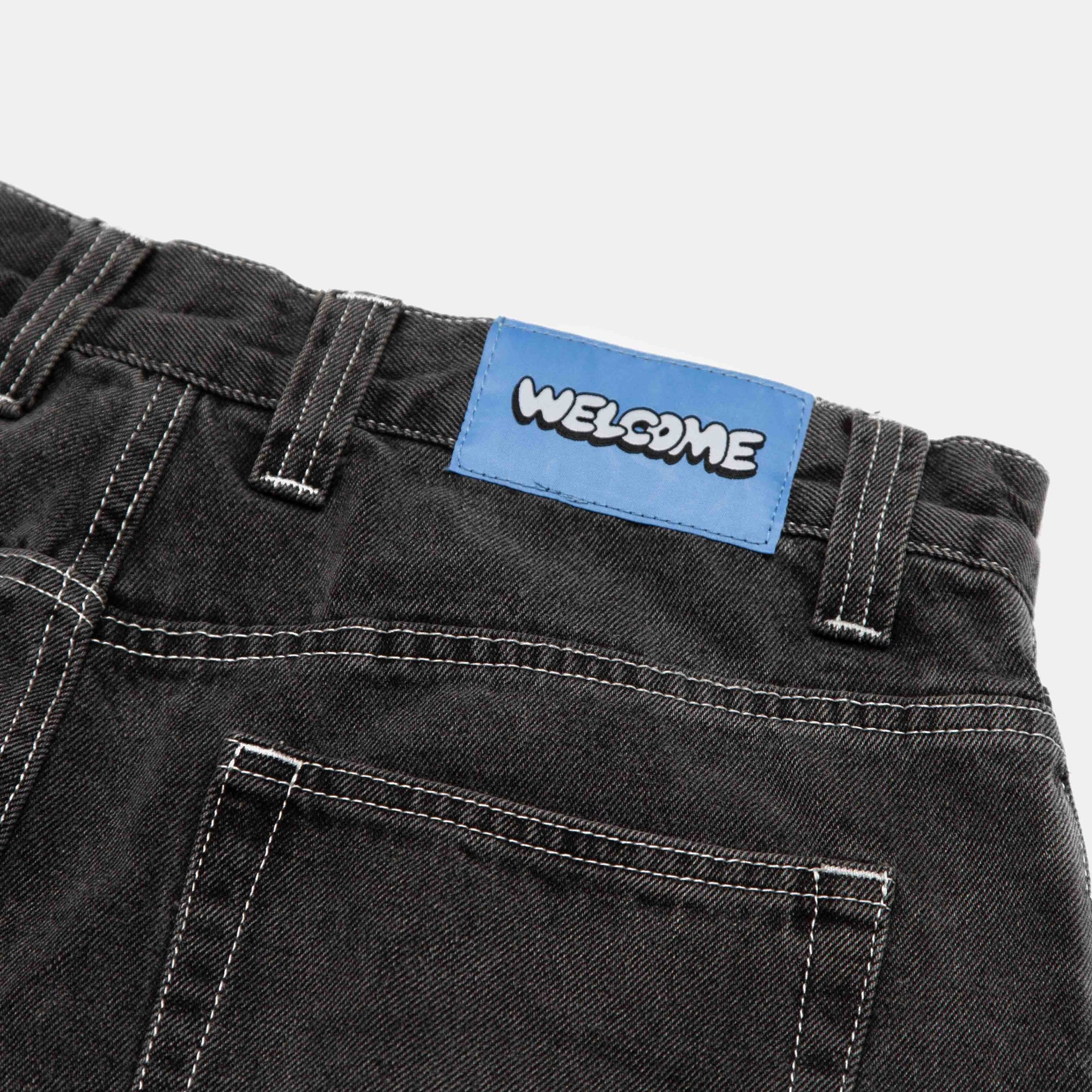 Welcome Skate Store - Bloom Baggy Denim Jeans - Black Overwash