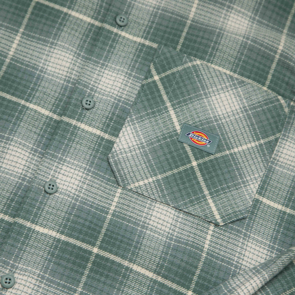 Dickies - Forest Check Flannel Shirt - Stormy Sea
