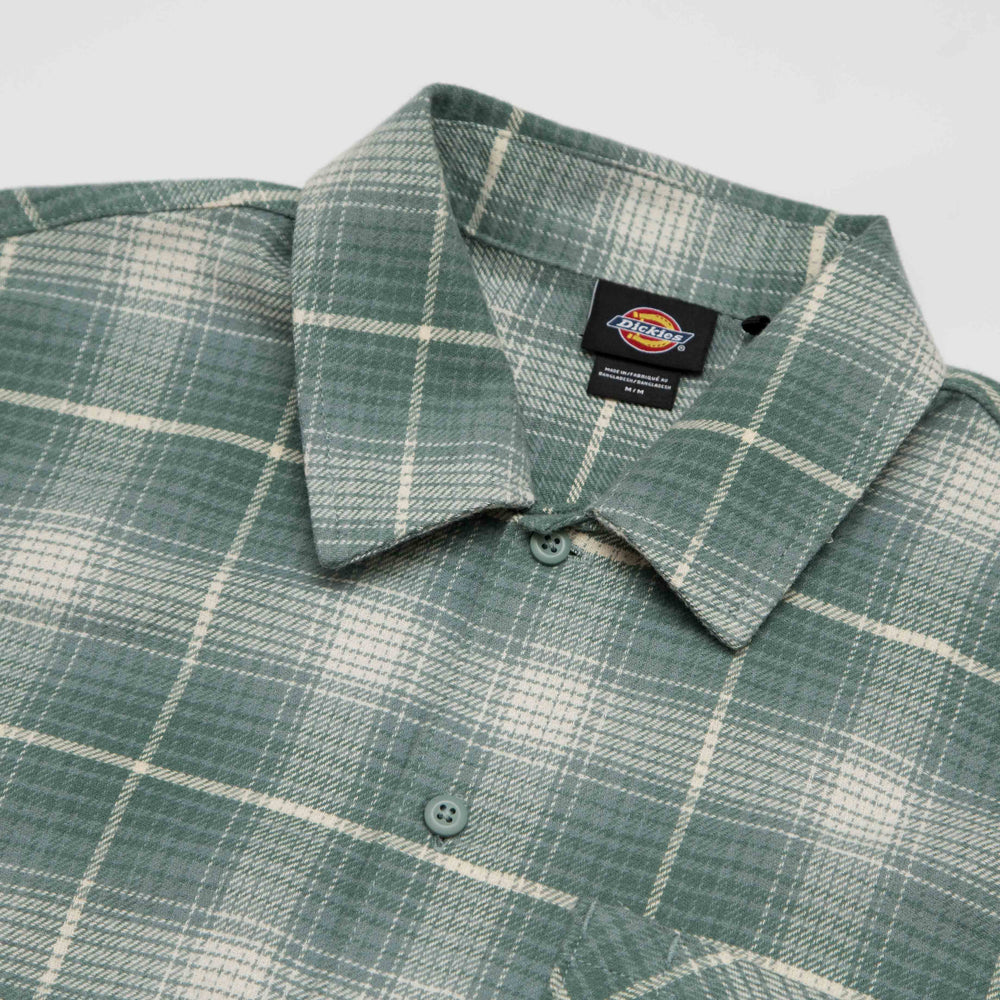 Dickies - Forest Check Flannel Shirt - Stormy Sea