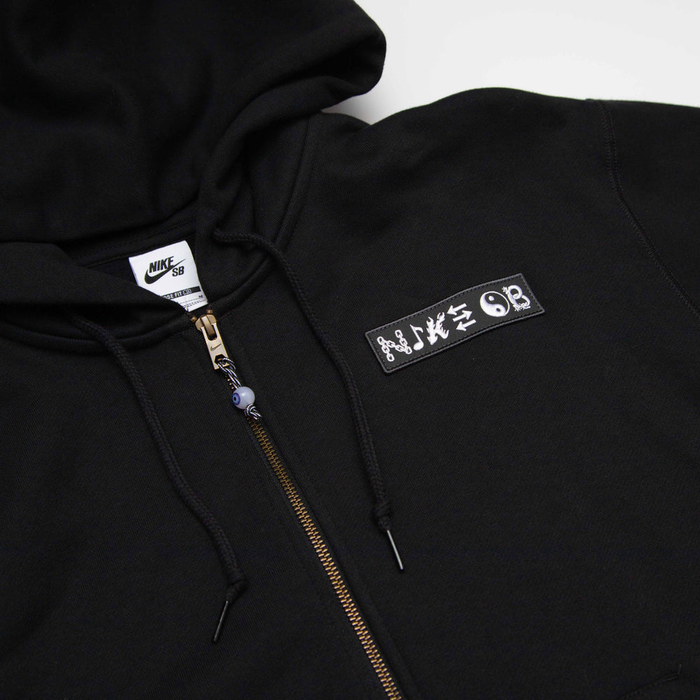 Nike SB - Graphic Zip Hooded Sweatshirt - Black