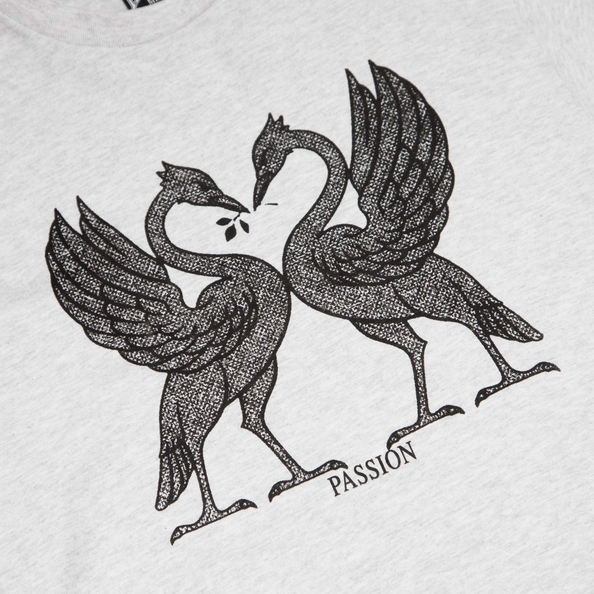 Passion - Birds T-Shirt - Grey