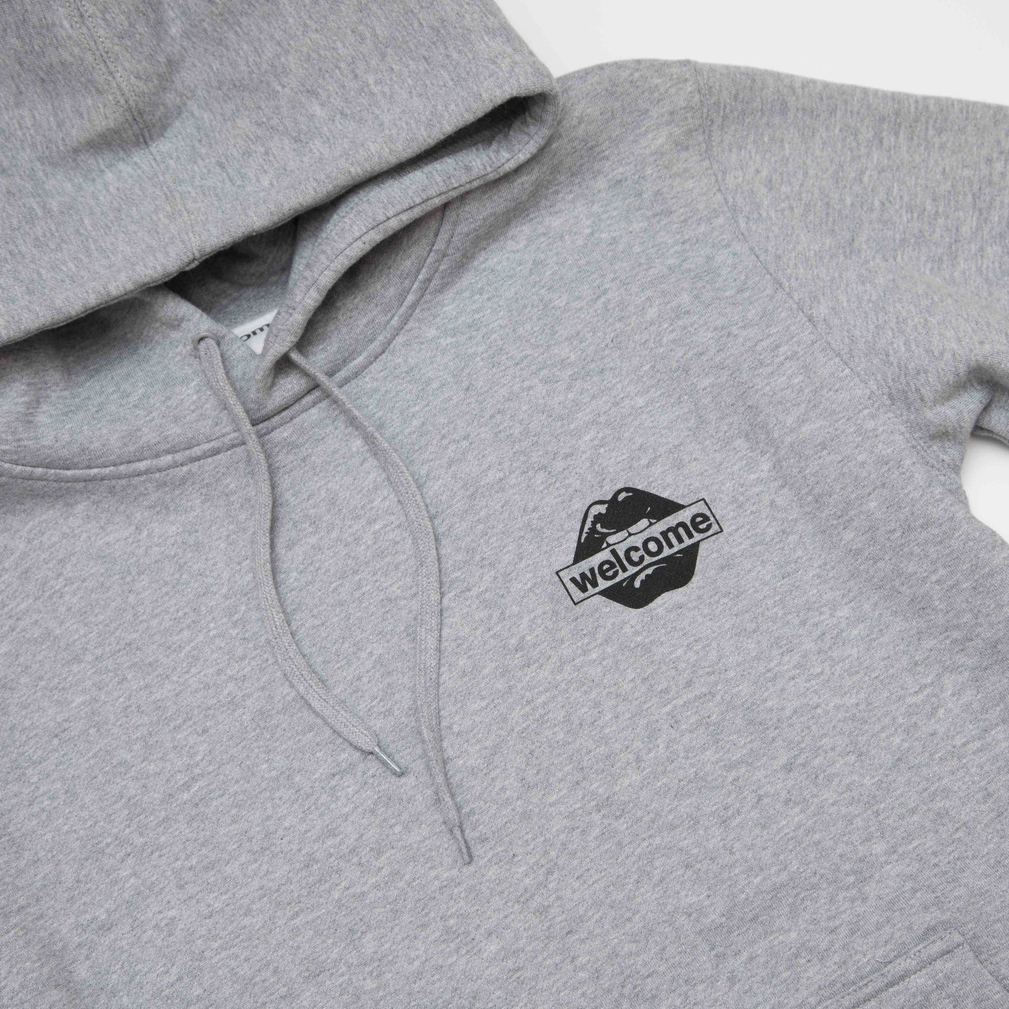 Welcome Skate Store - Lips Hoody - Grey