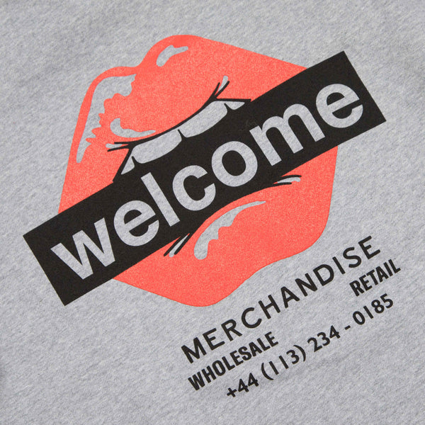 Welcome Skate Store - Lips Hoody - Grey