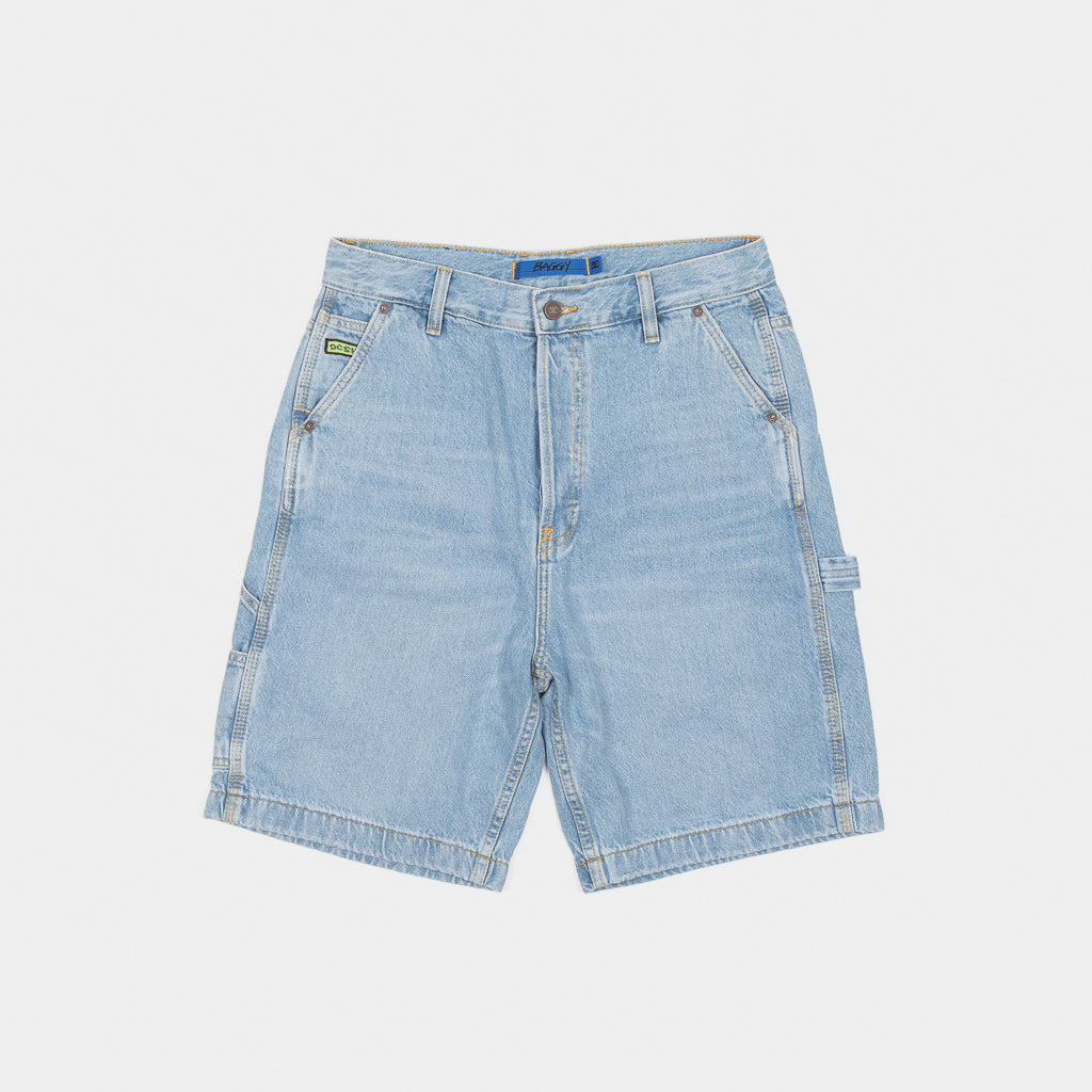 DC Shoes - Worker Baggy Carpenter Denim Shorts - Light Blue