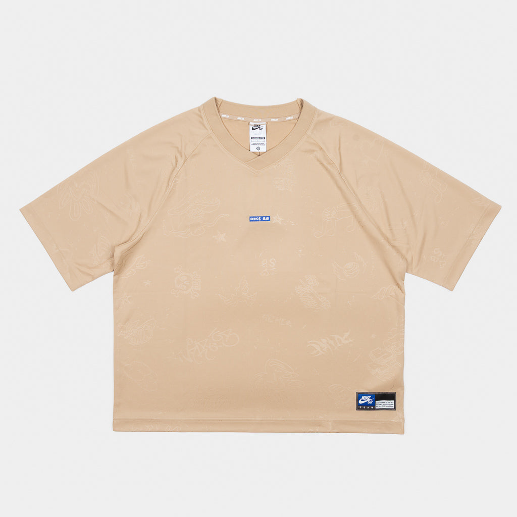 Nike SB - Jacquard 02 Short Sleeve Skate Jersey - Linen – Welcome