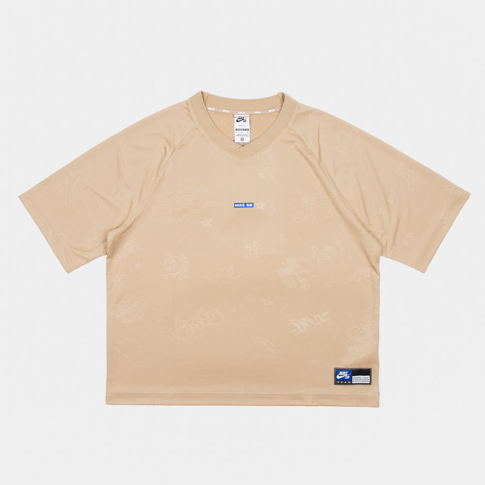 Nike SB - Jacquard 02 Short Sleeve Skate Jersey - Linen