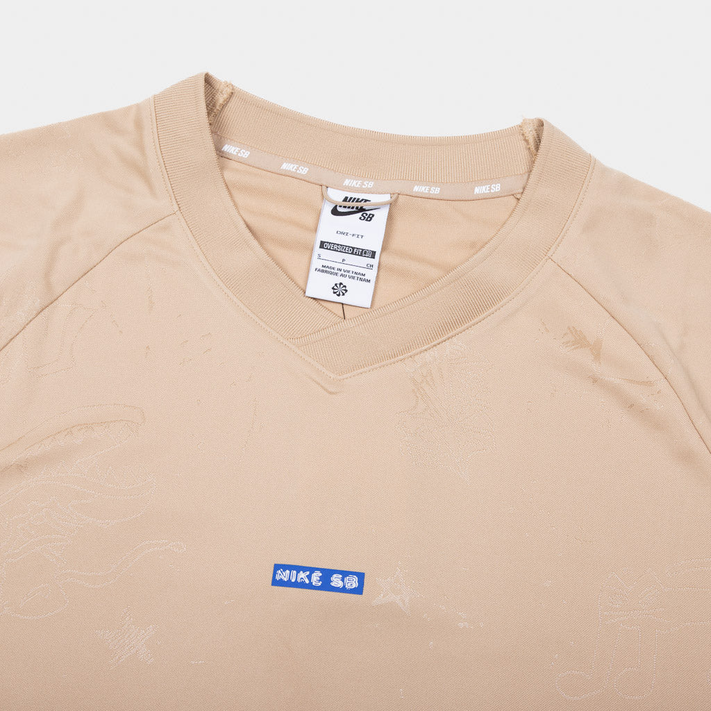 Nike SB - Jacquard 02 Short Sleeve Skate Jersey - Linen – Welcome