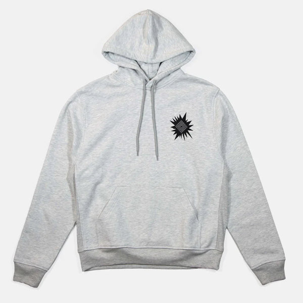 The National Skateboard Co. - OFFICE POLITICS HOODED SWEATSHIRT - HEATHER GREY