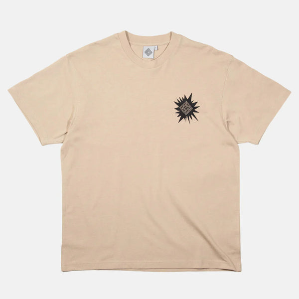 The National Skateboard Co. - OFFICE POLITICS LOGO T-SHIRT - SAND