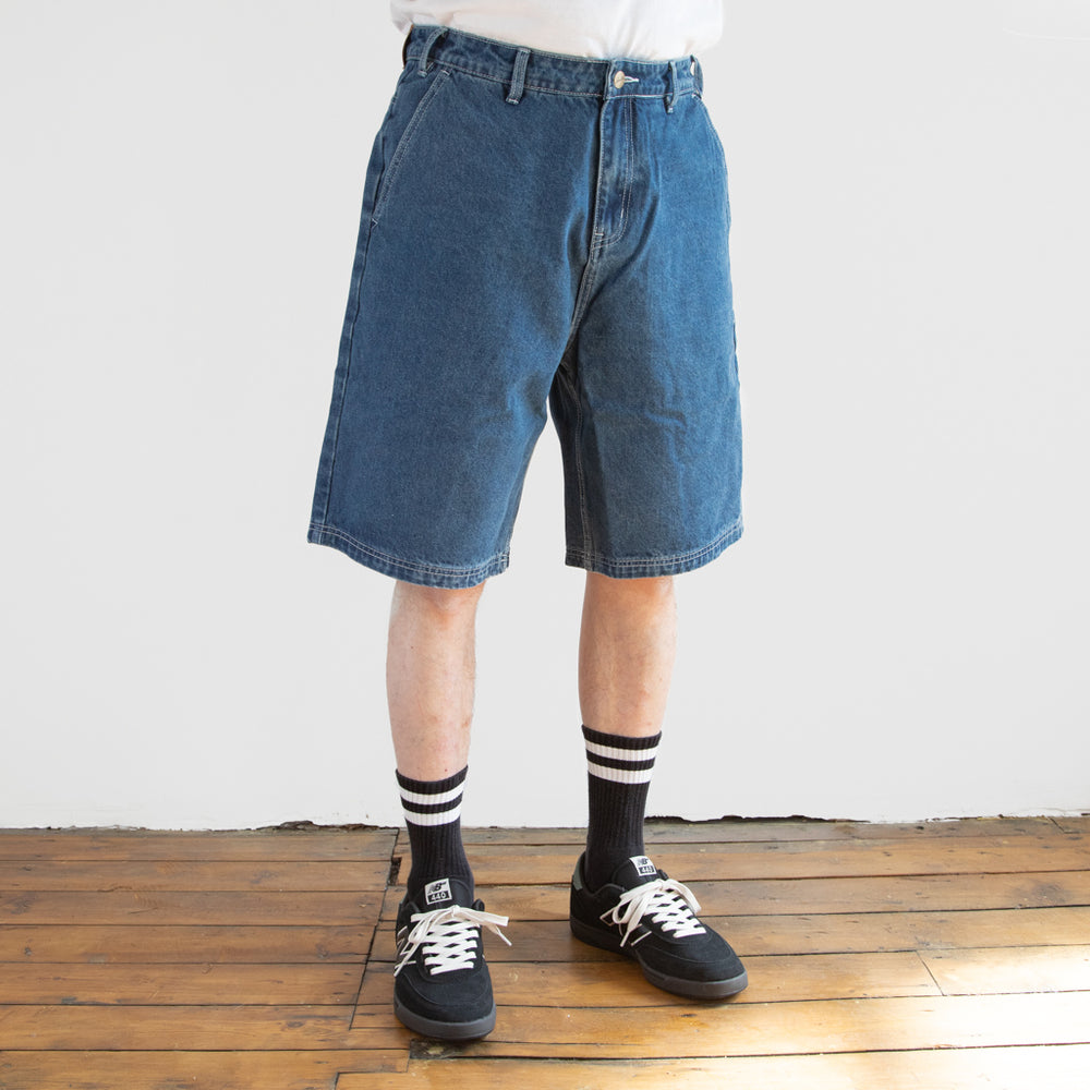 Butter Goods - Scribble Denim Shorts - Mid Blue
