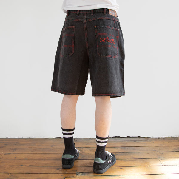 Butter Goods - Encounter Denim Shorts - Tinted Washed Black