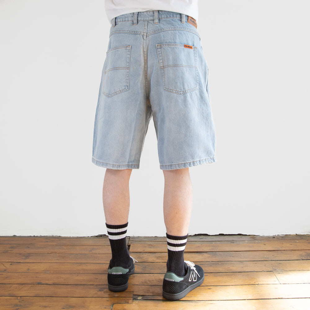 Butter Goods - Baggy Denim Shorts - Light Blue