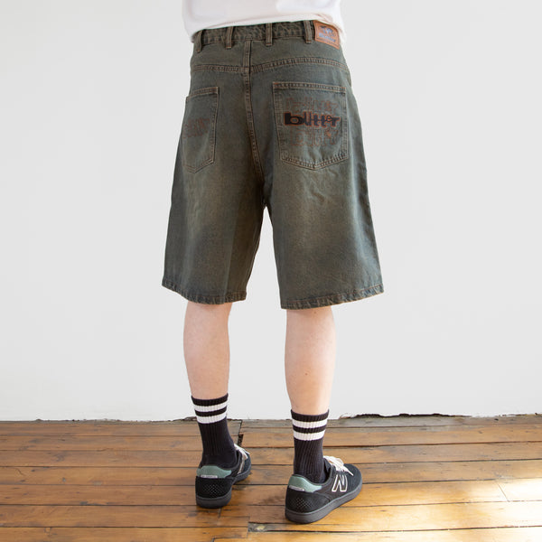 Butter Goods - Warped Denim Shorts - Dirty Wash Indigo