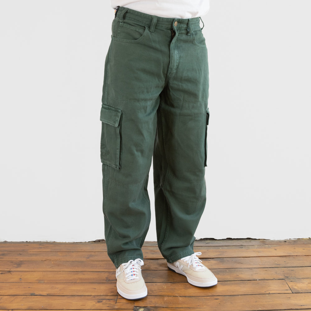 Cash Only - Aleka Denim Cargo Pants - Green