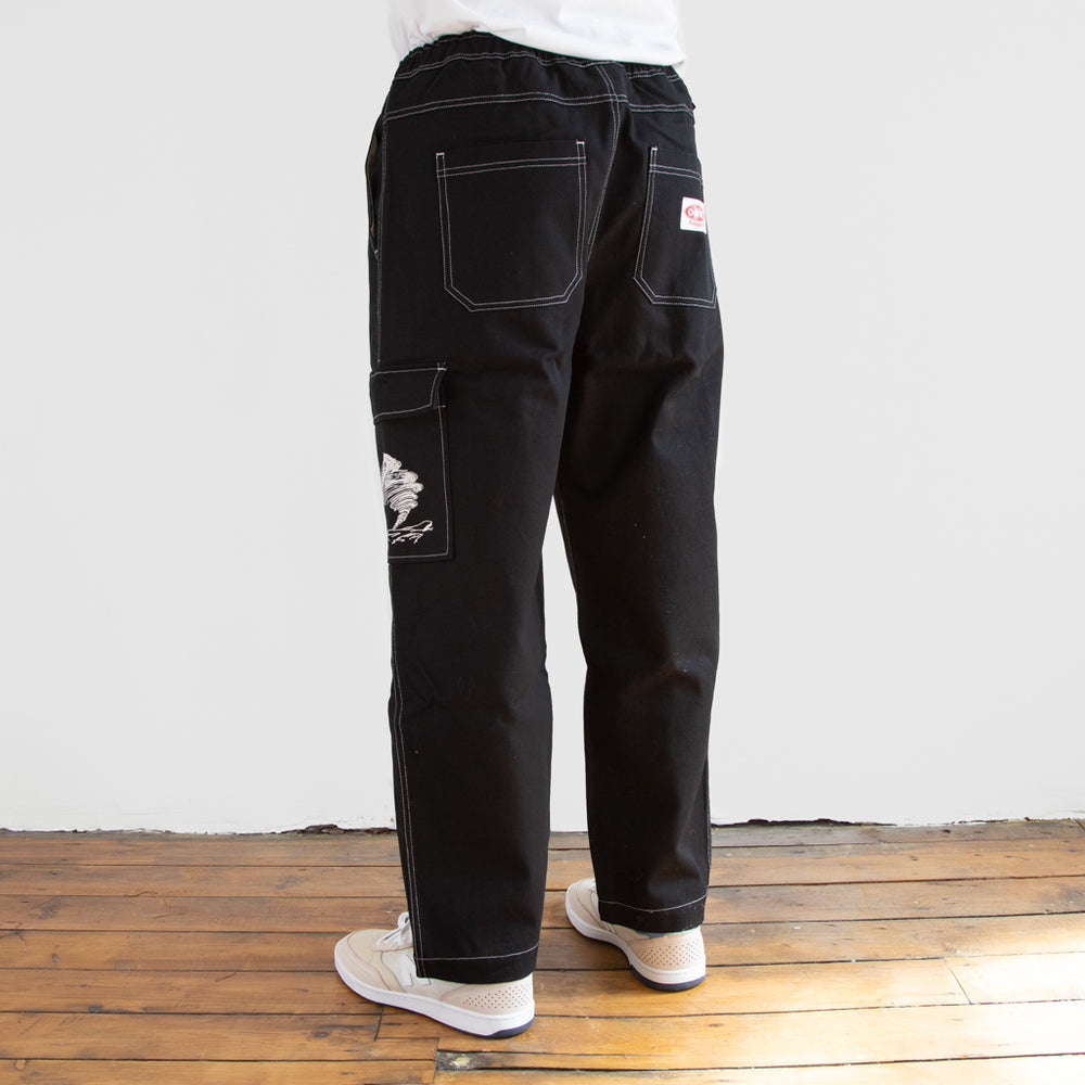 Come Sundown - Twist Pants - Black