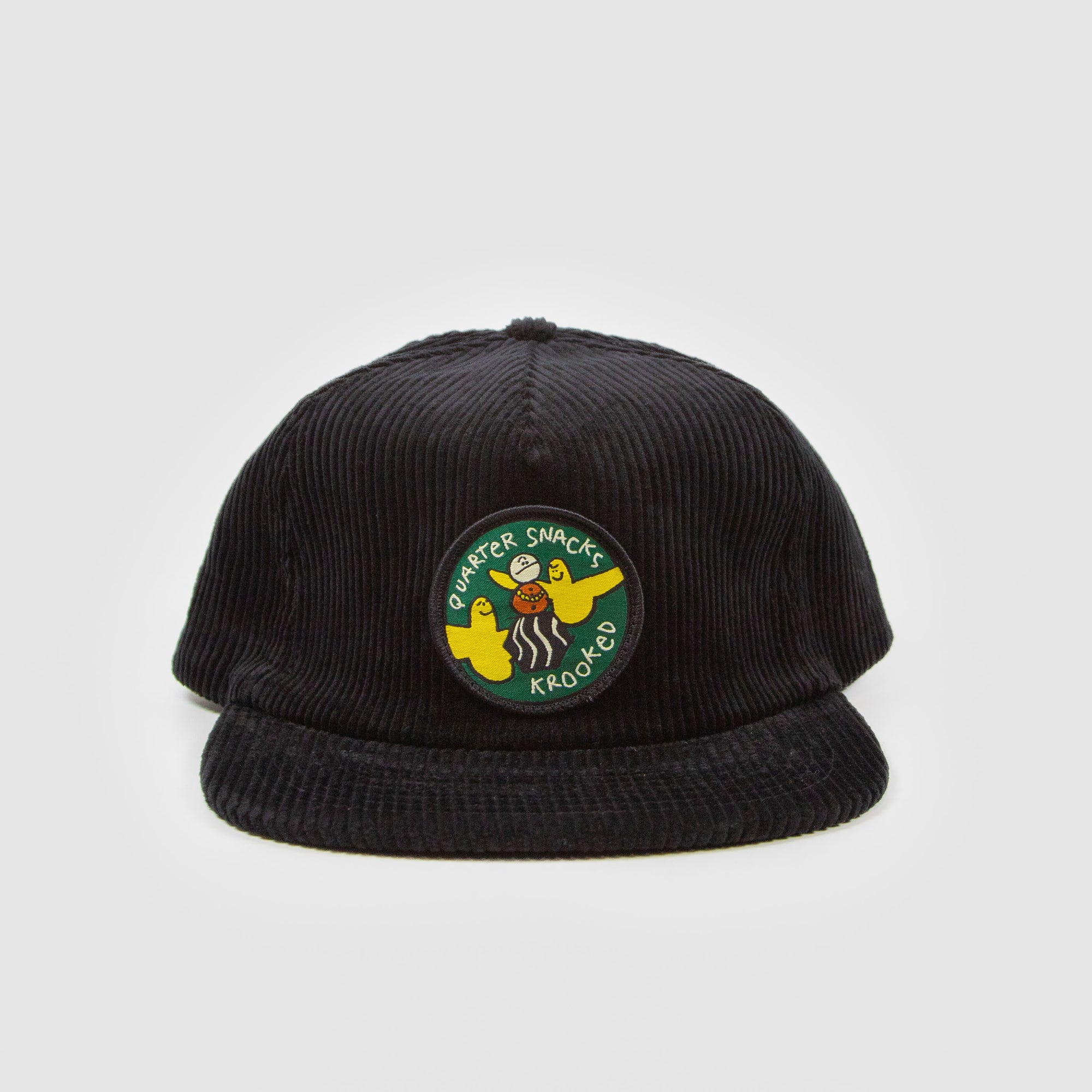 Krooked - Quartersnacks SnackBirds Cord Cap - Black