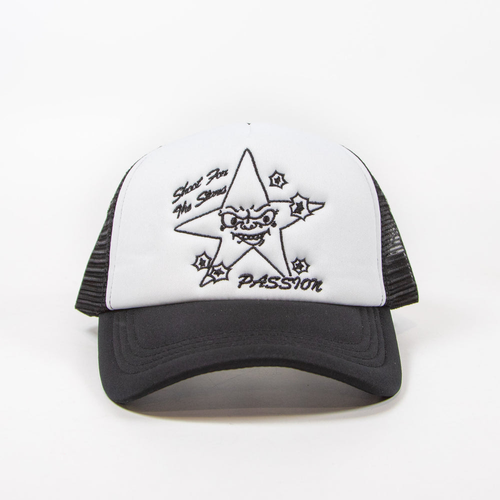 Passion - Target Practice Trucker Cap - Black / White