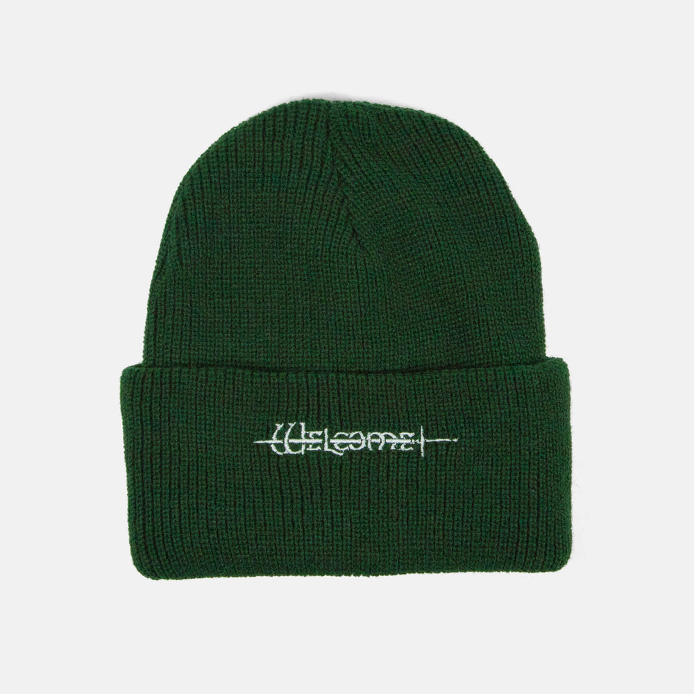 Welcome Skate Store - Sword Beanie - Bottle Green