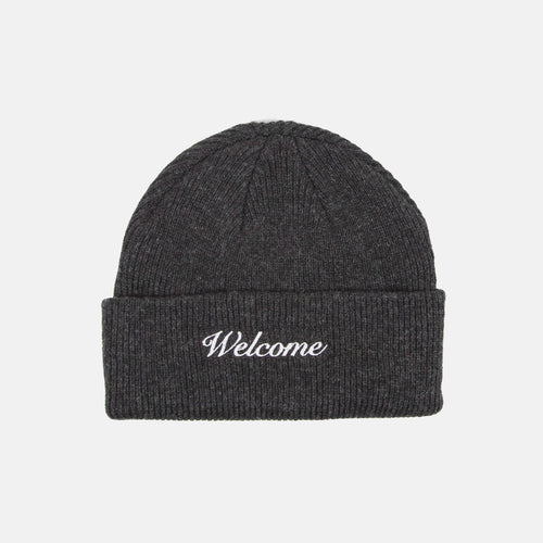Welcome Skate Store - Swan Knit Beanie - Asphalt Heather