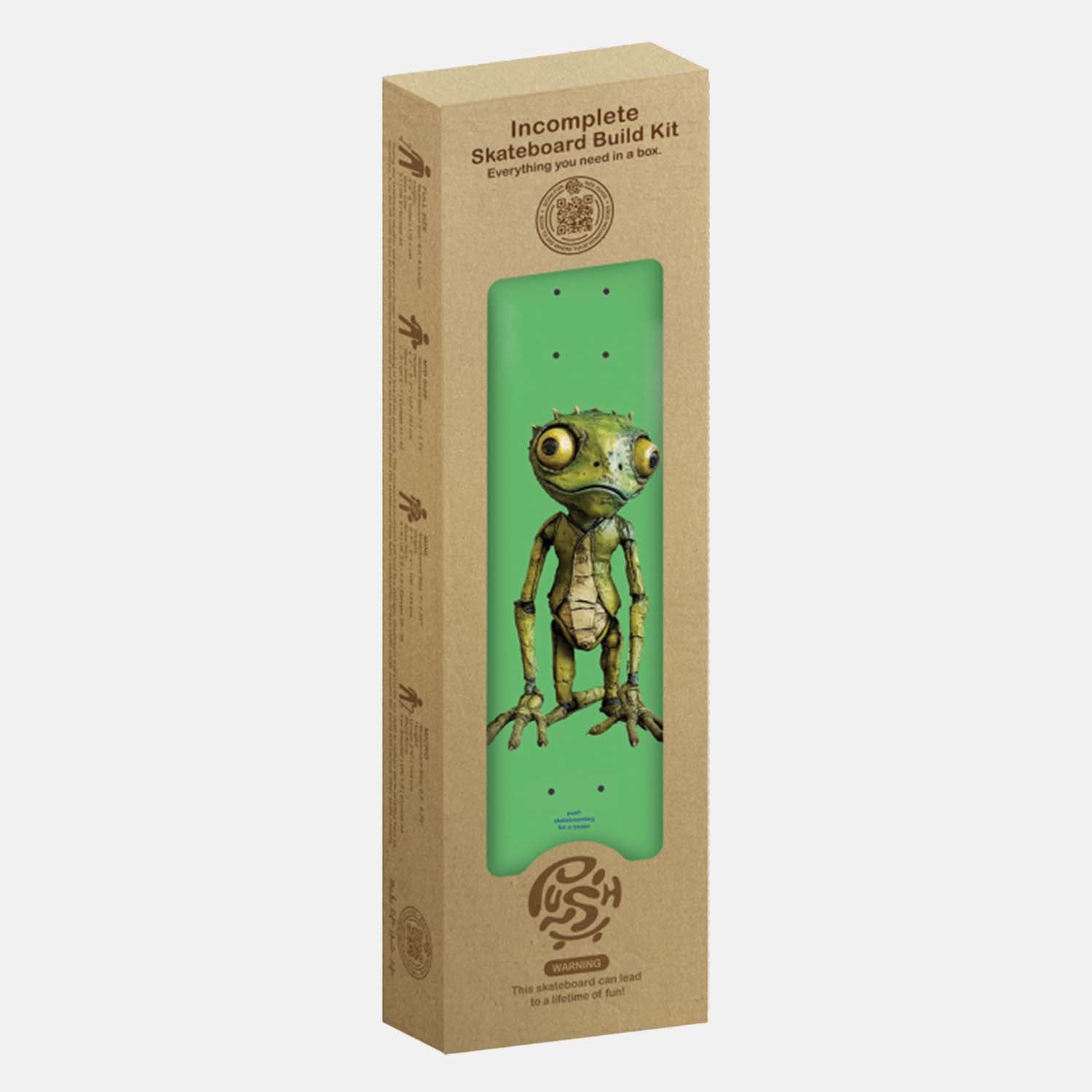 Push - Build Your Own Incomplete Skateboard Kit - 7.5"