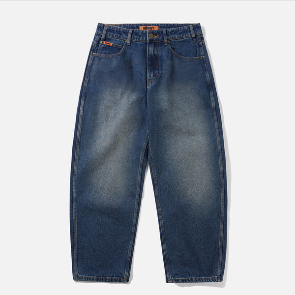 Butter Goods - Baggy Denim Jeans - Distressed Indigo