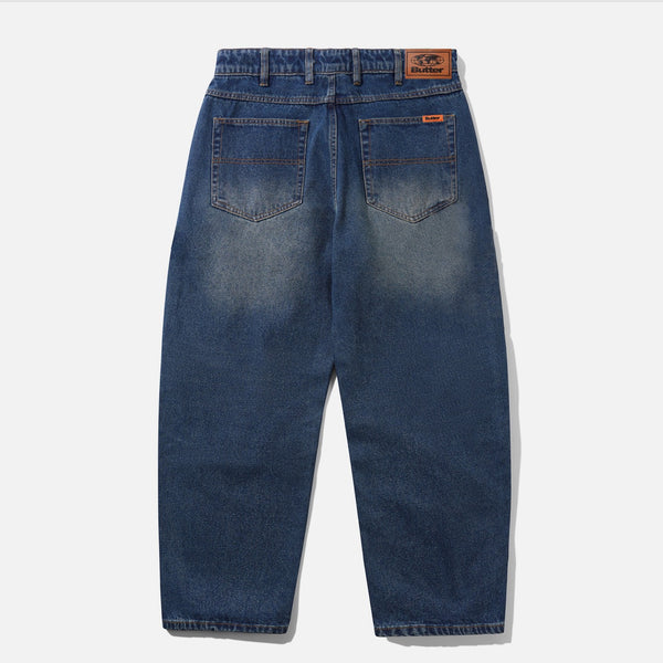 Butter Goods - Baggy Denim Jeans - Distressed Indigo
