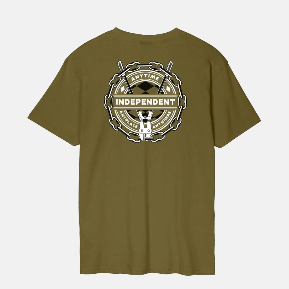 Independent Trucks - Anytime Anywhere Chain T-Shirt - Olive