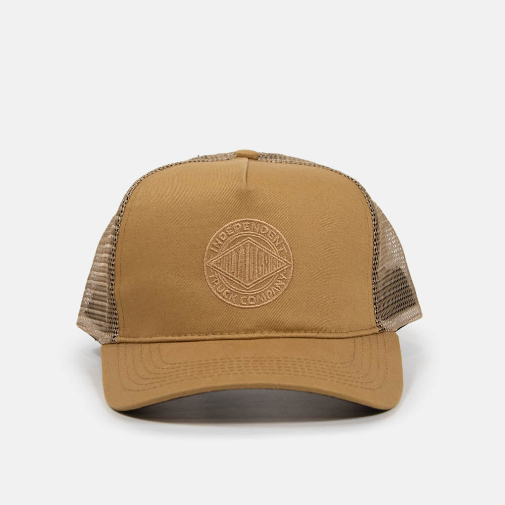 Independent Trucks - Clipper Meshback Trucker Cap - Workwear Brown
