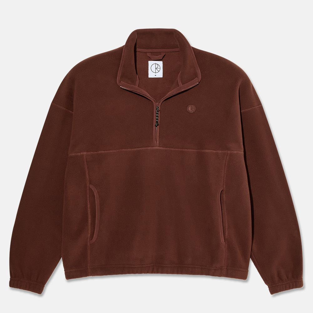 Polar Skate Co. - Ivan Half Zip Fleece - Wine