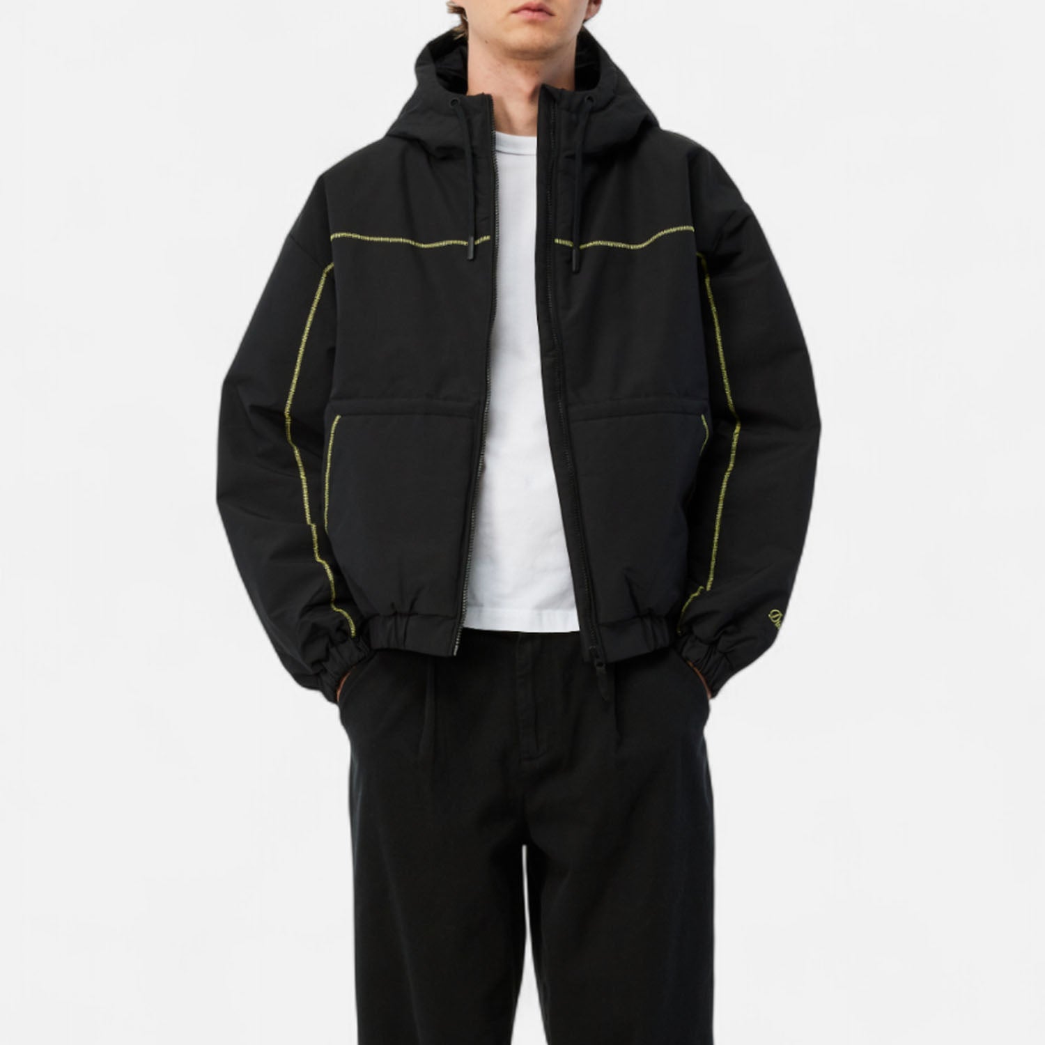 Dime MTL - Quilted Ripstop Jacket - Black | Welcome Skate Store