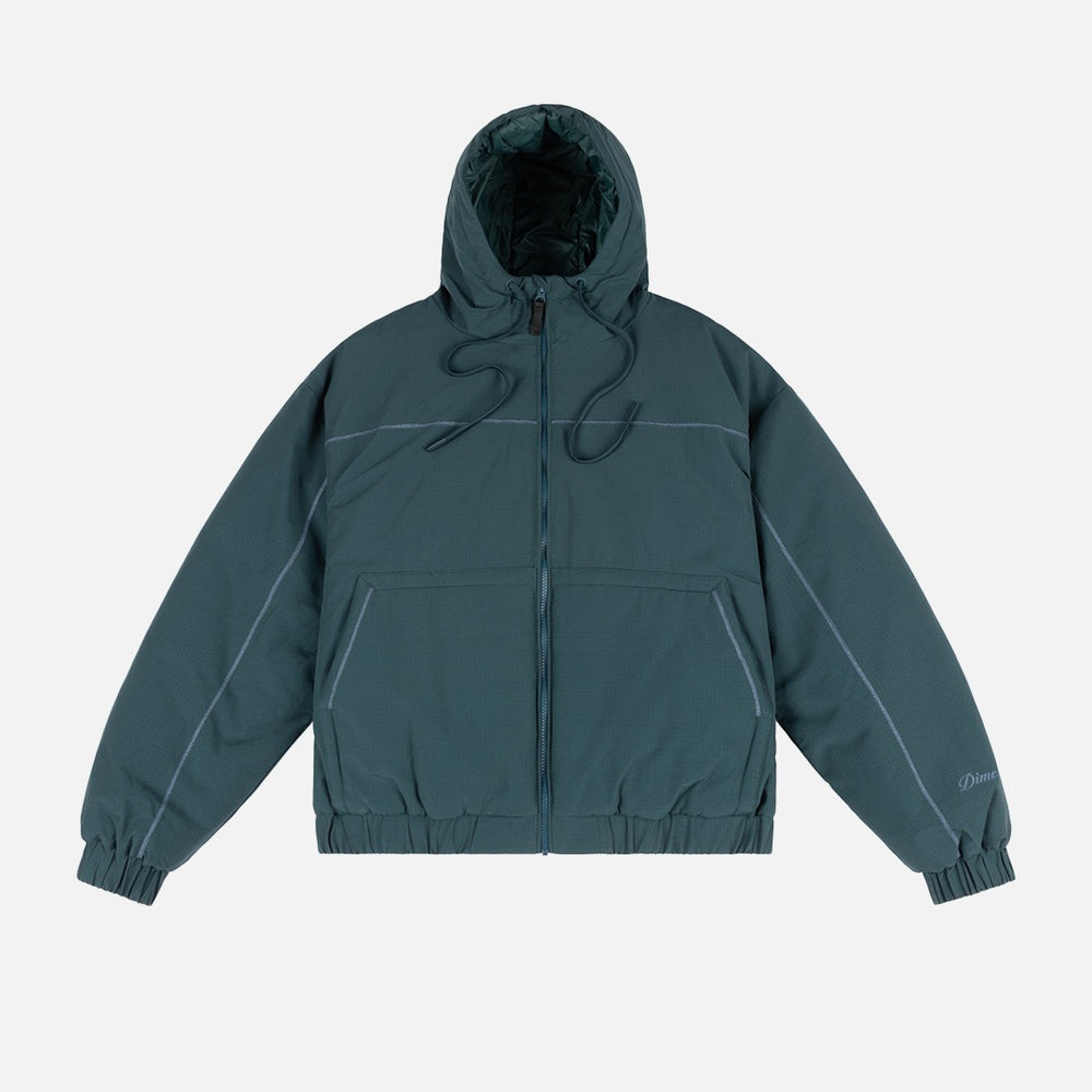 Dime MTL - Quilted Ripstop Jacket - Emerald