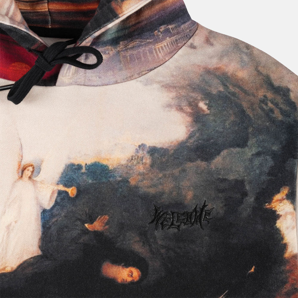 Welcome Skateboards - Judgment Pullover Hooded Sweatshirt - Pigment Dyed