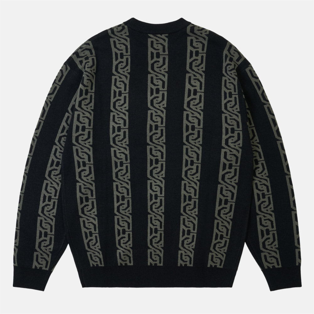 Come Sundown - Key Knitted Sweater - Black