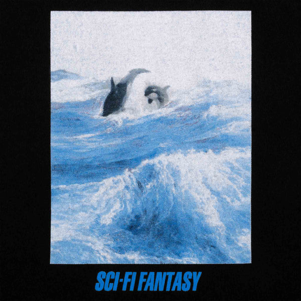 Sci-Fi Fantasy - Killer Whale T-Shirt - Black