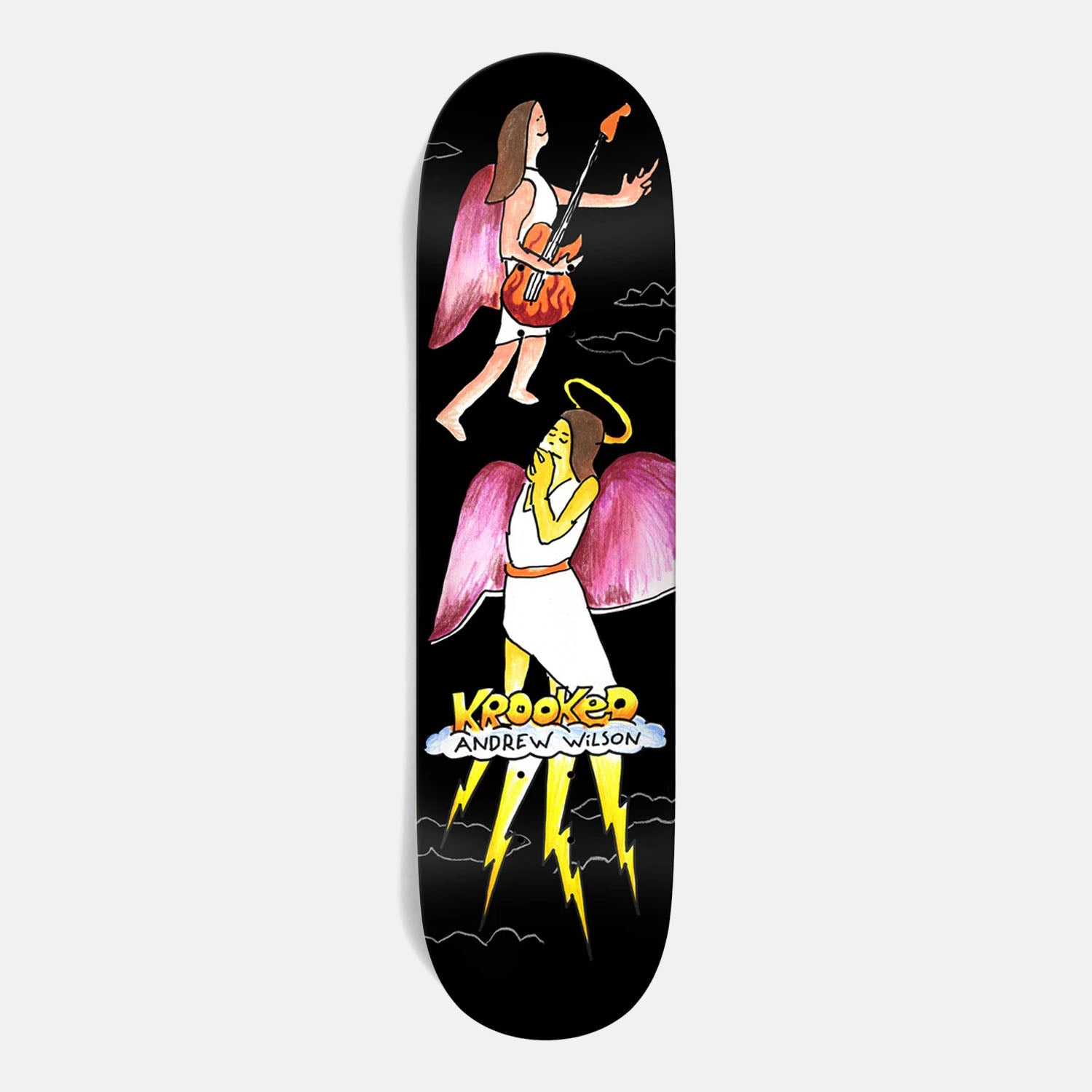 Krooked Skateboards - 8.25" Wilson Angel True Fit Skateboard Deck