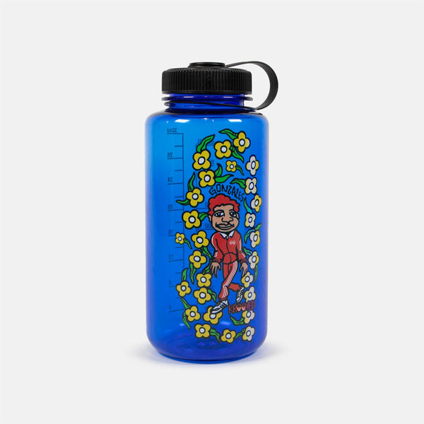 Krooked Skateboards - Gonz Sweatpants Water Bottle - Blue
