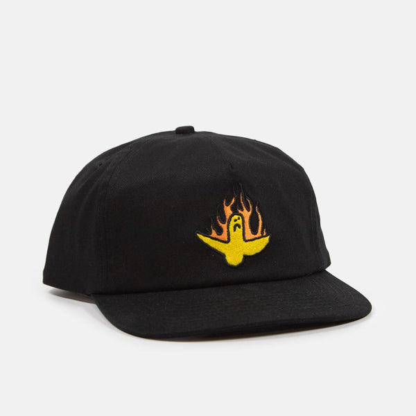 Krooked Skateboards - Fire Bird Snapback Cap - Black