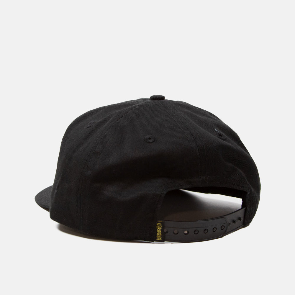 Krooked Skateboards - Moon Smiley Snapback Cap - Black
