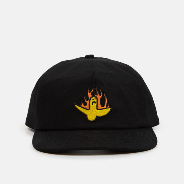Krooked Skateboards - Fire Bird Snapback Cap - Black