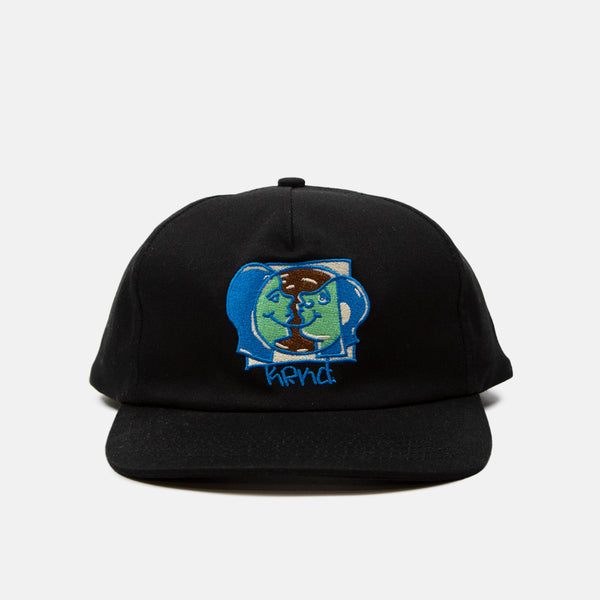 Krooked Skateboards - Moon Smiley Snapback Cap - Black