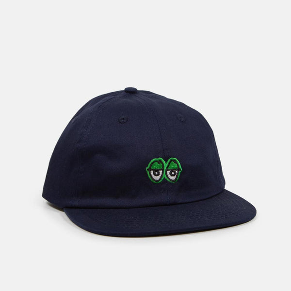 Krooked Skateboards - Eyes Snapback Cap - Navy / Green