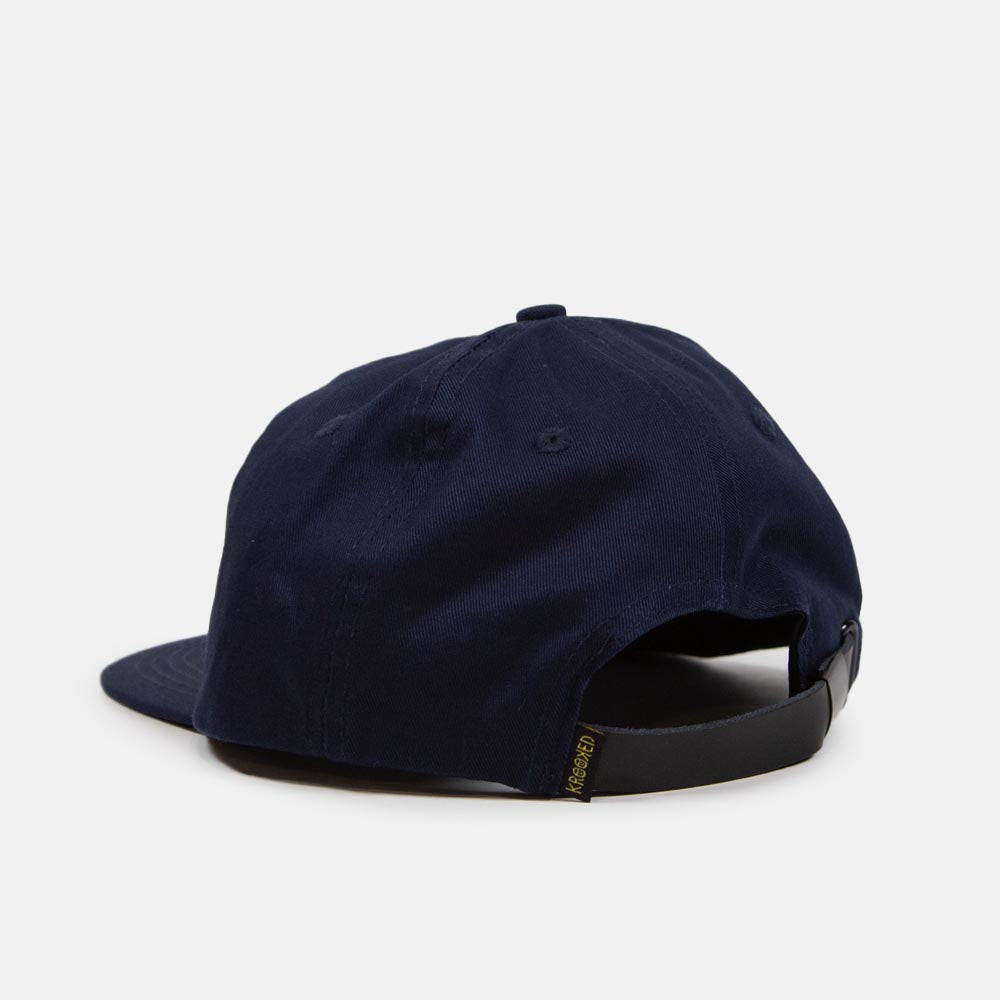 Krooked Skateboards - Eyes Snapback Cap - Navy / Green