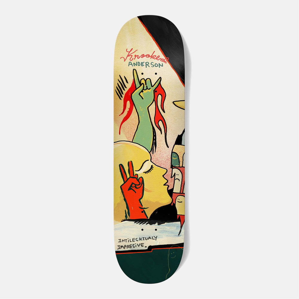 Krooked Skateboards - 8.38" Mike Anderson Three Star Skateboard Deck