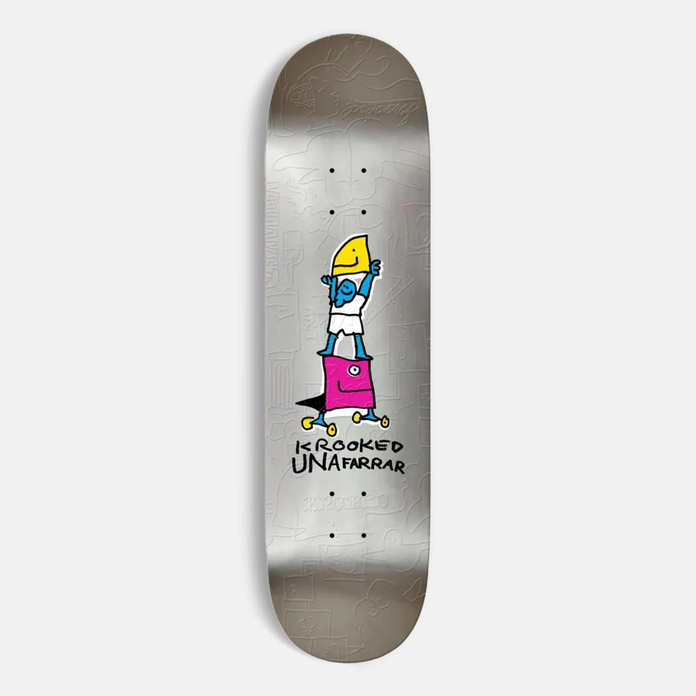 Krooked Skateboards - 8.25" Una Farrar Stack Skateboard Deck